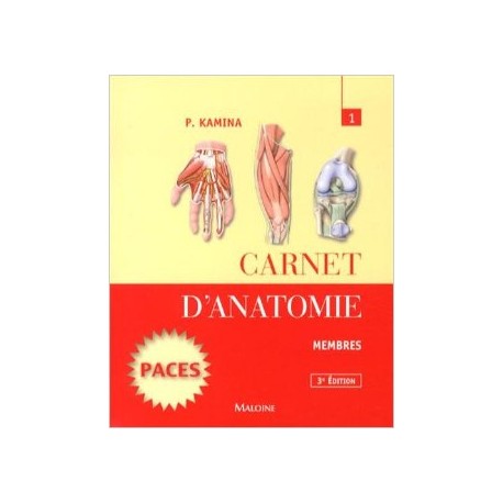 Carnet d'anatomie 1 Membres