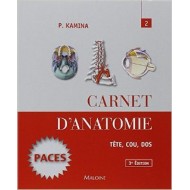 Carnet d'anatomie 2 Tête, cou, dos